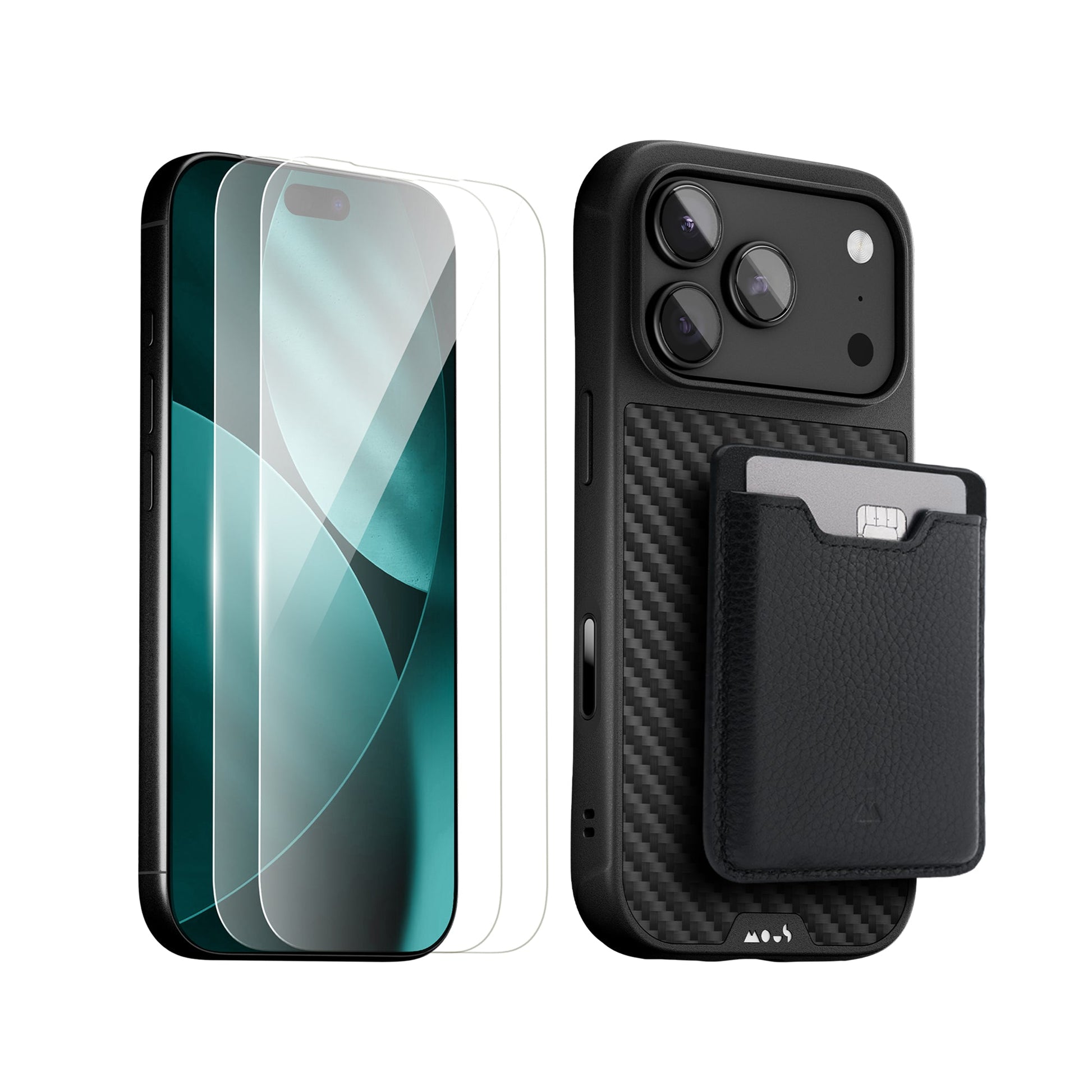 Aramid Fibre Protective Case, Screen Protector and Card Wallet